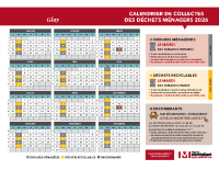 Calendrier collectes 2026